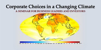 Corporate Choices in a Changing Climate poster 
