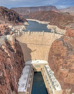 Hoover Dam, Lake Mead, Nevada, U.S.