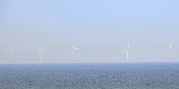 The wind farm Egmond aan Zee.