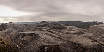 The Kayford Mine, created through mountaintop removal