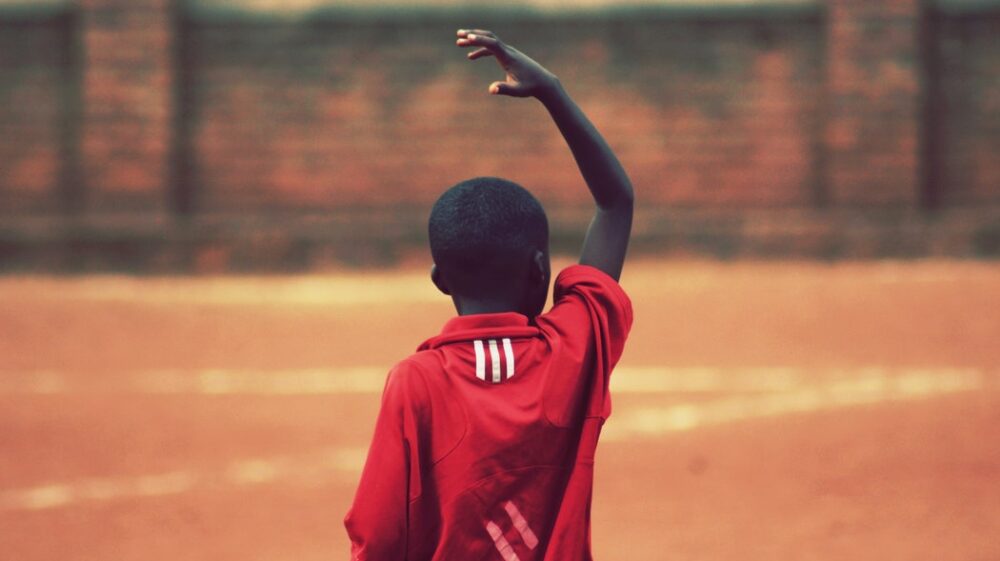 Boy playing