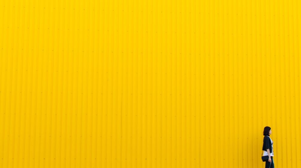 Big yellow wall