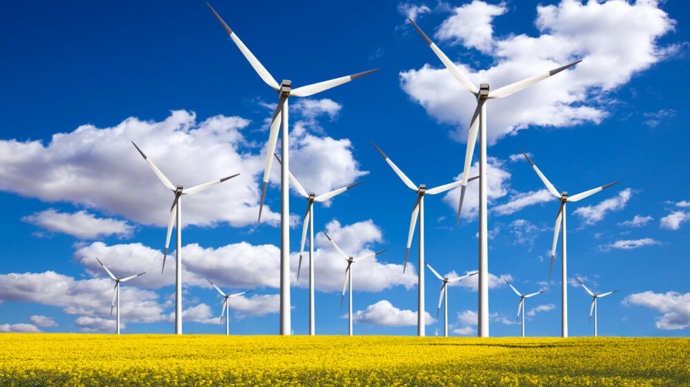 Windmills, renewable energy