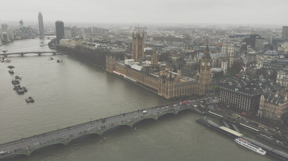 London from above