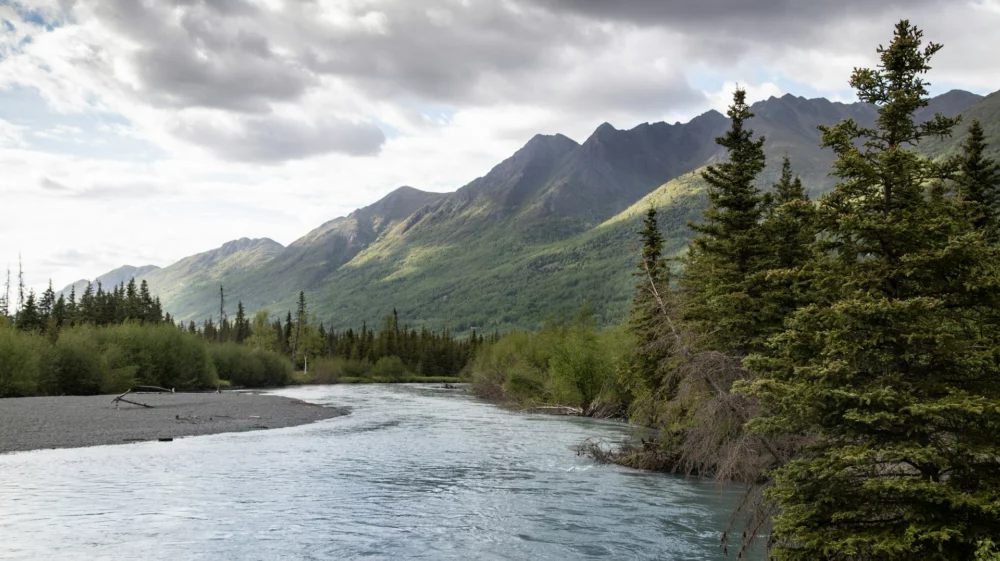 river and mountain