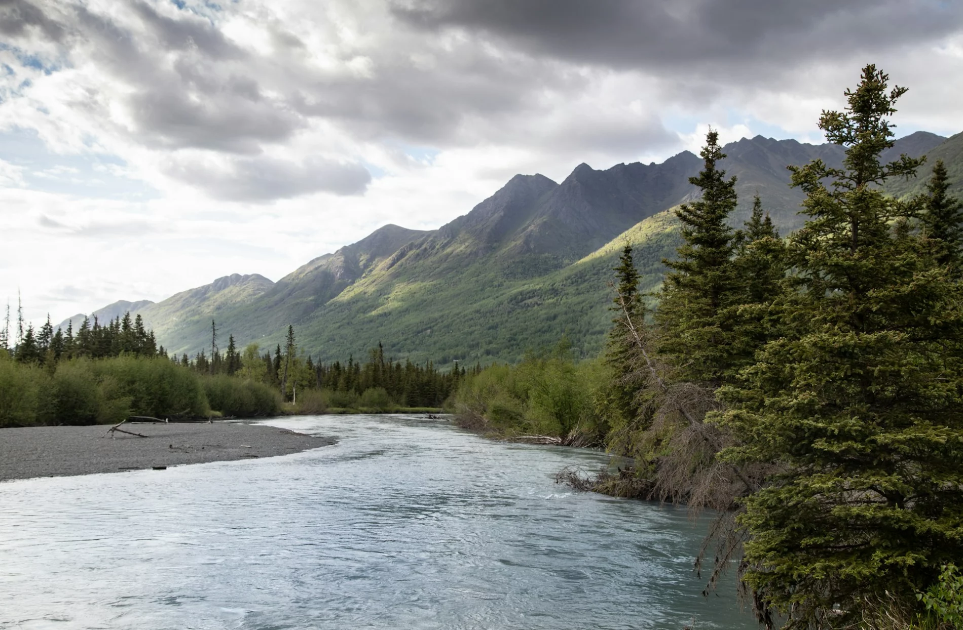 river and mountain