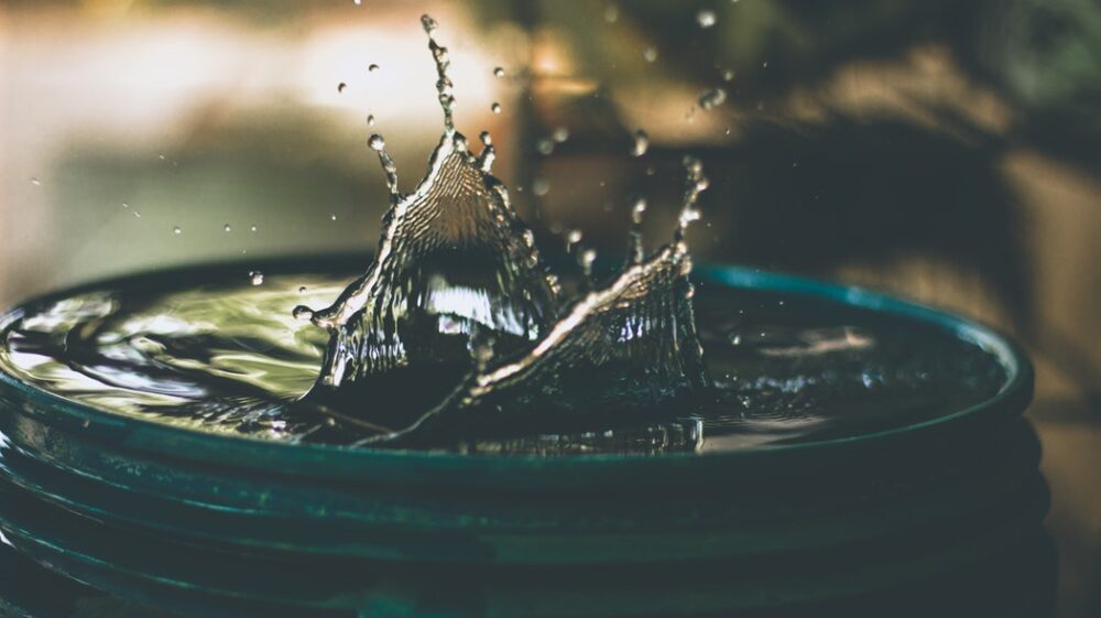 Water in barrel