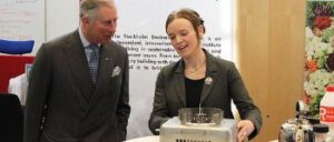 HRH The Prince of Wales and Fiona Lambe