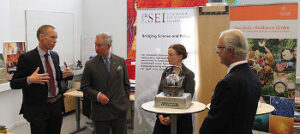 HRH The Prince of Wales HM Carl Gustaf XVI Johan Rockström and Fiona Lambe