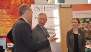 HRH The Prince of Wales Johan Rockström and Fiona Lambe
