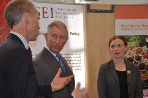 HRH The Prince of Wales Johan Rockström and Fiona Lambe