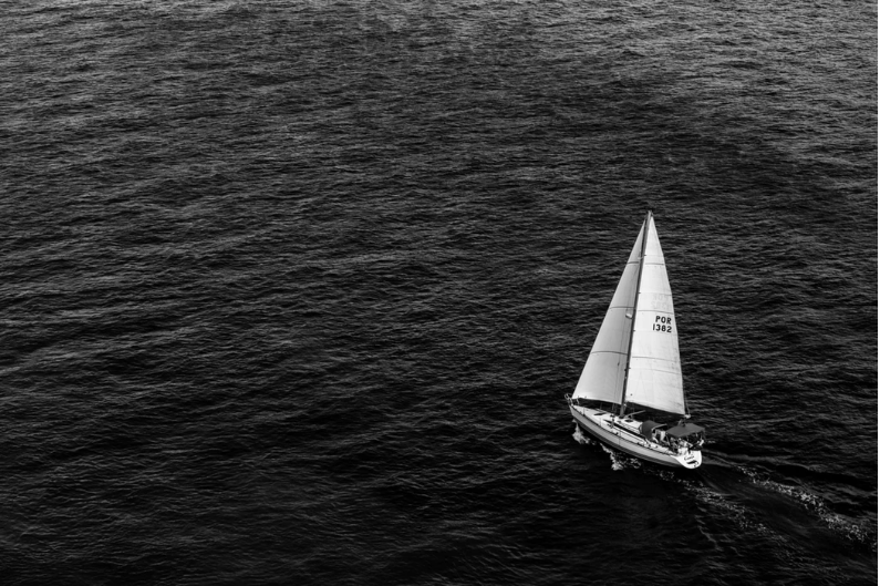 Boat on sea