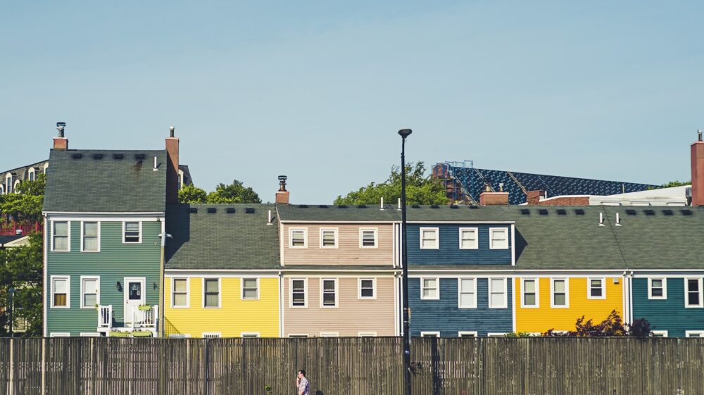 Colourful houses