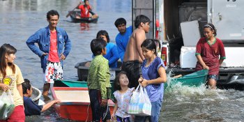 Monsoon flooding in Thailand