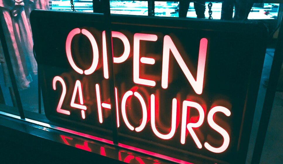 Open 24 hours