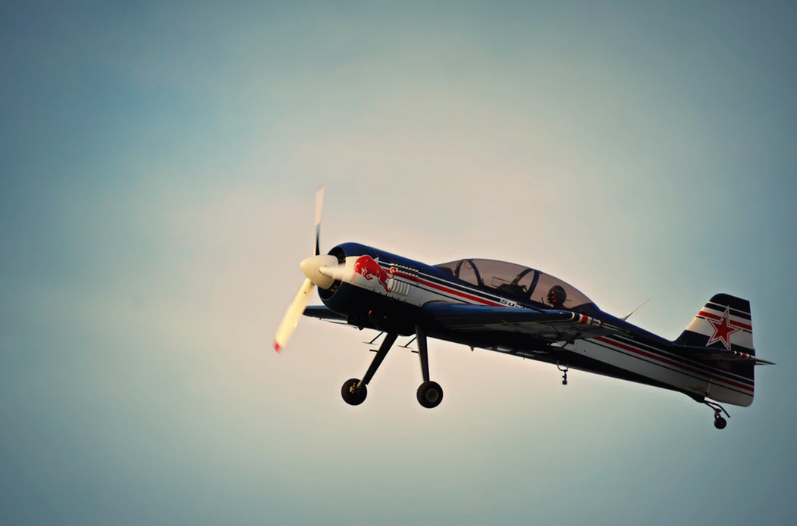 Plane take off, Austria