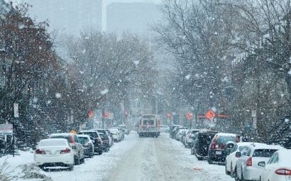 Snowy street