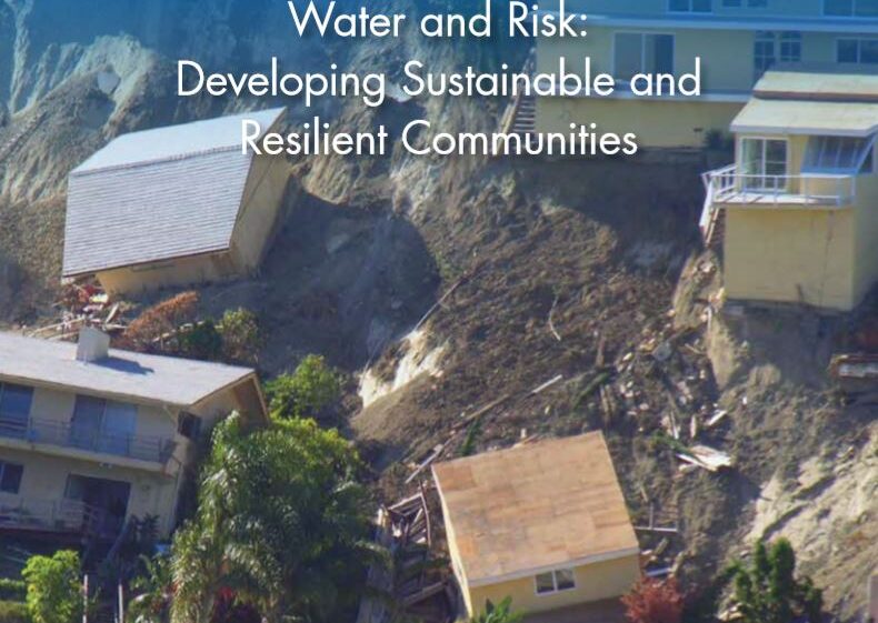 Houses sled down a hill after flooding