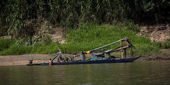 boat on river
