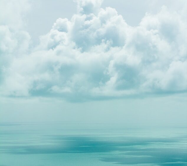 Clouds over sea