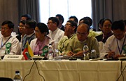 The Myanmar delegation