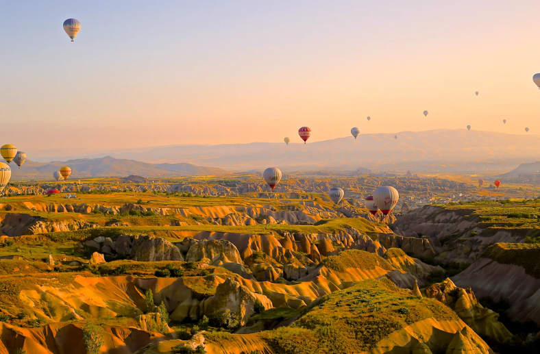 Hot air balloons