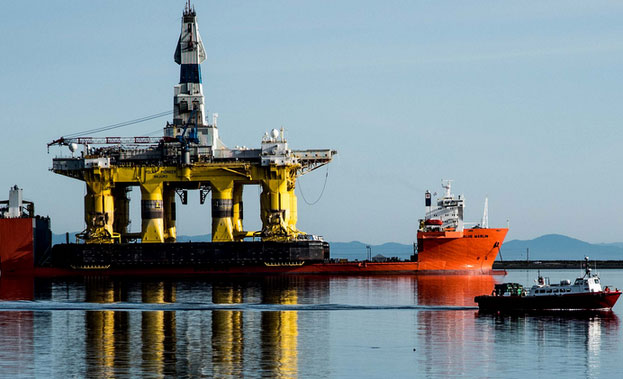 Oil exploration vessel