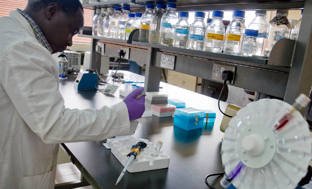 Scientist in a laboratory