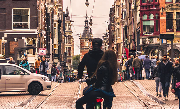 Traffic in Amsterdam