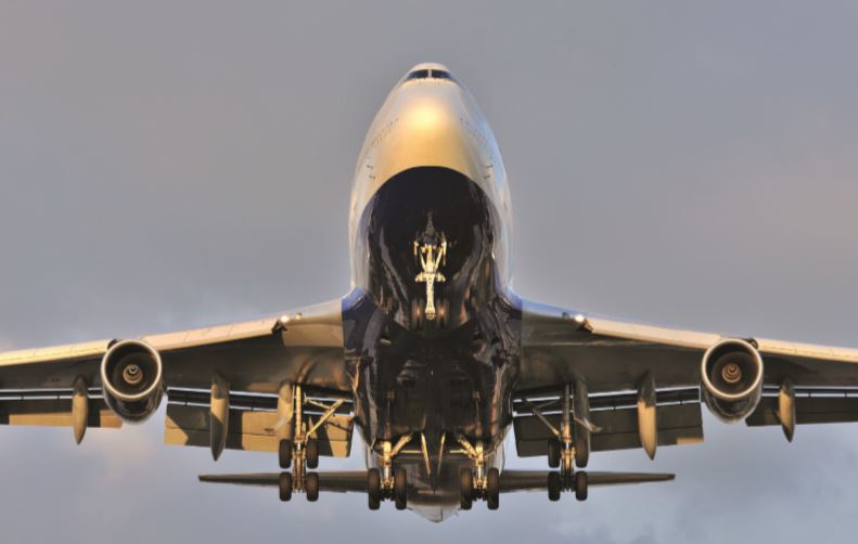 Front of airplane