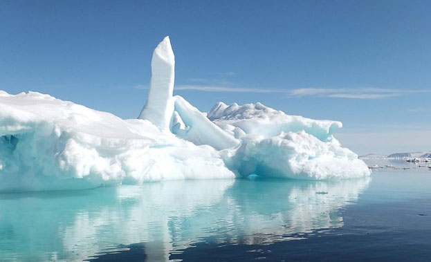 Pack ice off northern Baffin Island