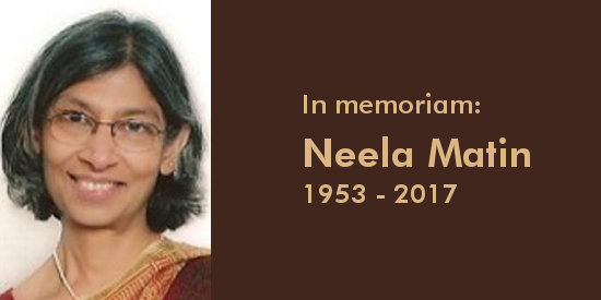 Neela Matin 1953-2017
