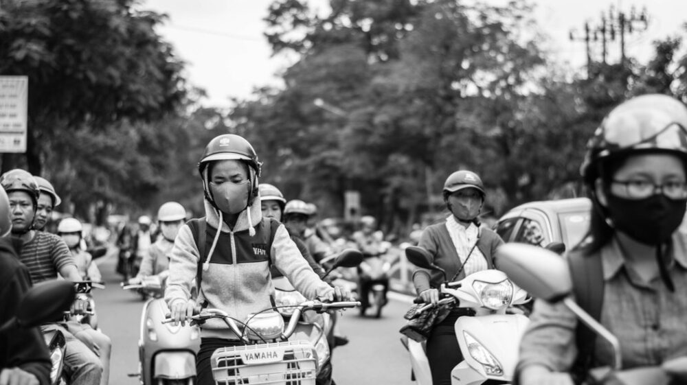 Traffic and pollution in Vietnam