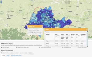 Screen shot of TAGMI interface