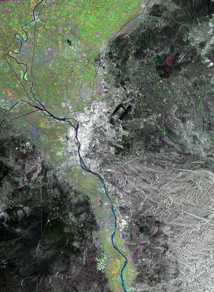 arial shot of landscape