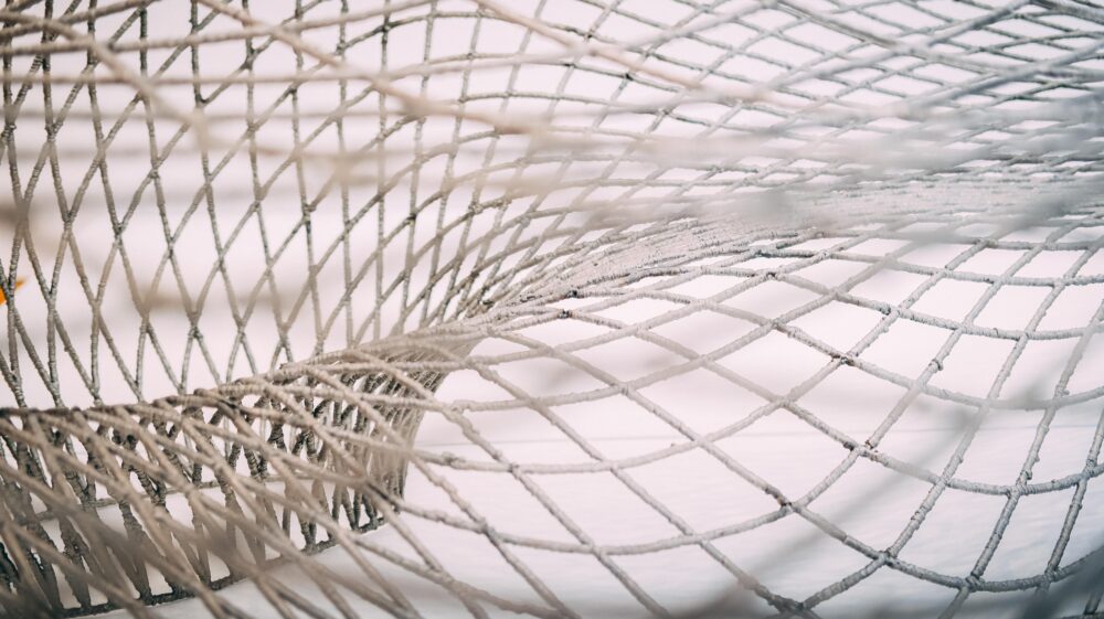 A net made of rope