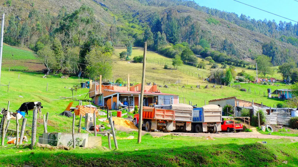 Countryside houses in Chía.