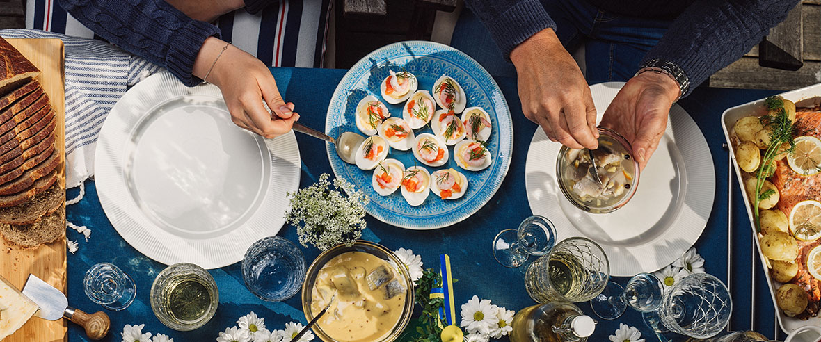 Swedish midsummer feast
