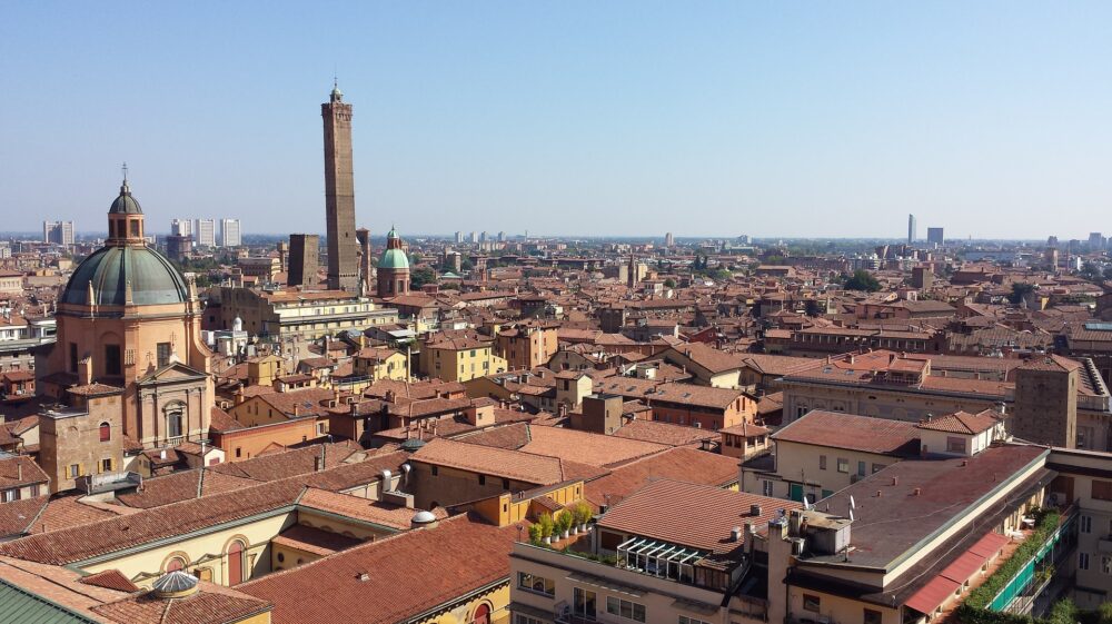Bologna rooftops - one of the ROCK project's replicator cities
