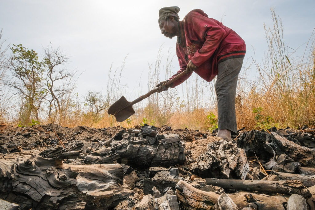 Charcoal production in Ghana