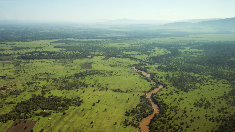 Mara River Valley in Kenya