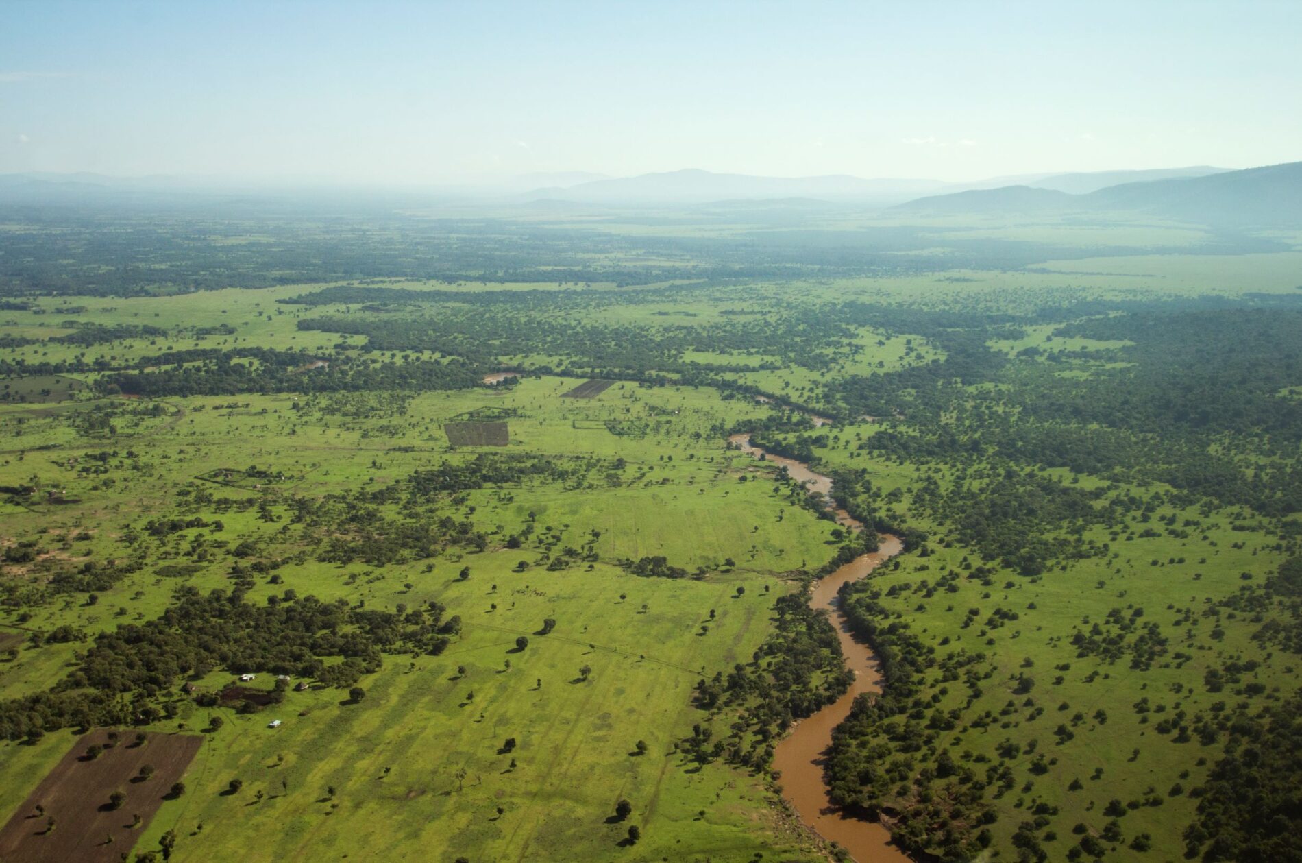 Mara River Valley in Kenya