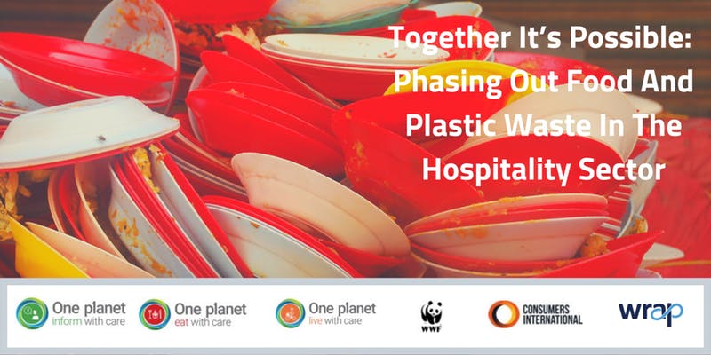 food and plastic waste
