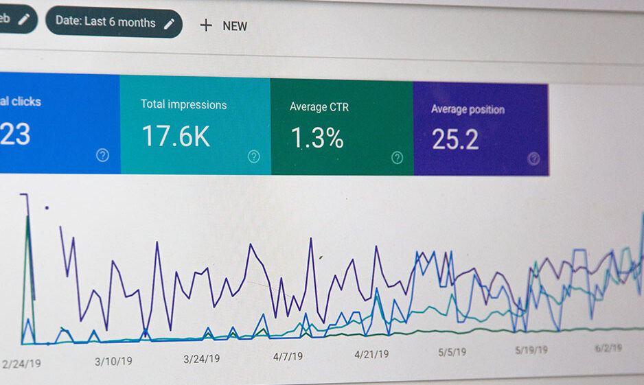 A screenshot of website traffic analysis