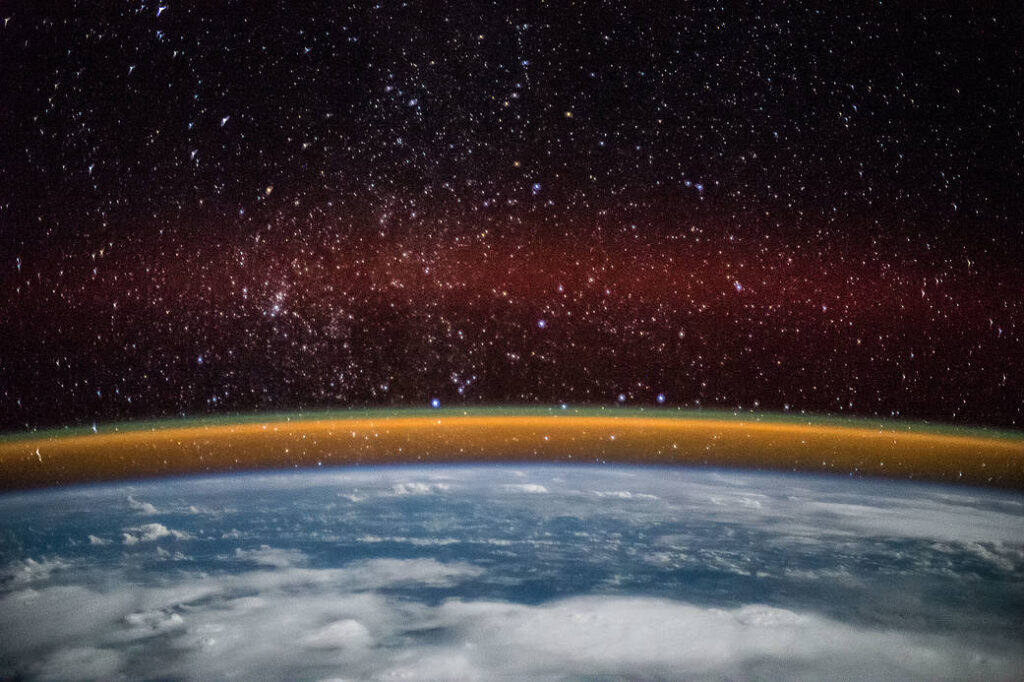 view of the earth from space