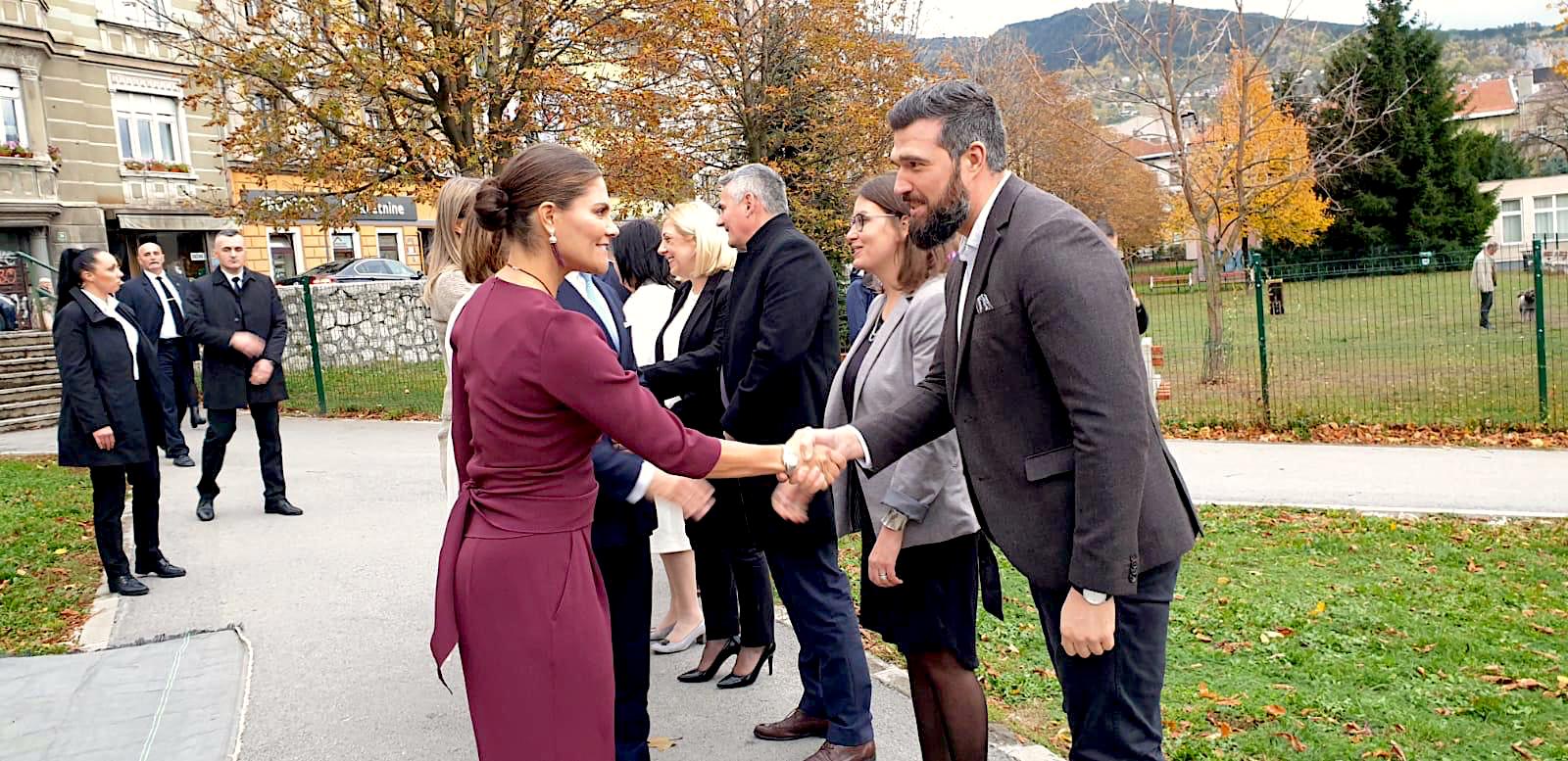 HRH Crown Princess Victoria of Sweden, Edita Djapo, Minister of Environment and Tourism of the Federation of Bosnia and Herzegovina, Siniša Milić, Mayor of the District of Brčko, Biljana Macura and Bernardas Padegimas, SEI