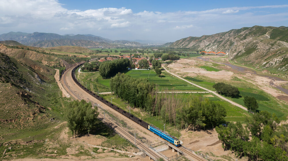 Koltåg på jarnvägar i Kina