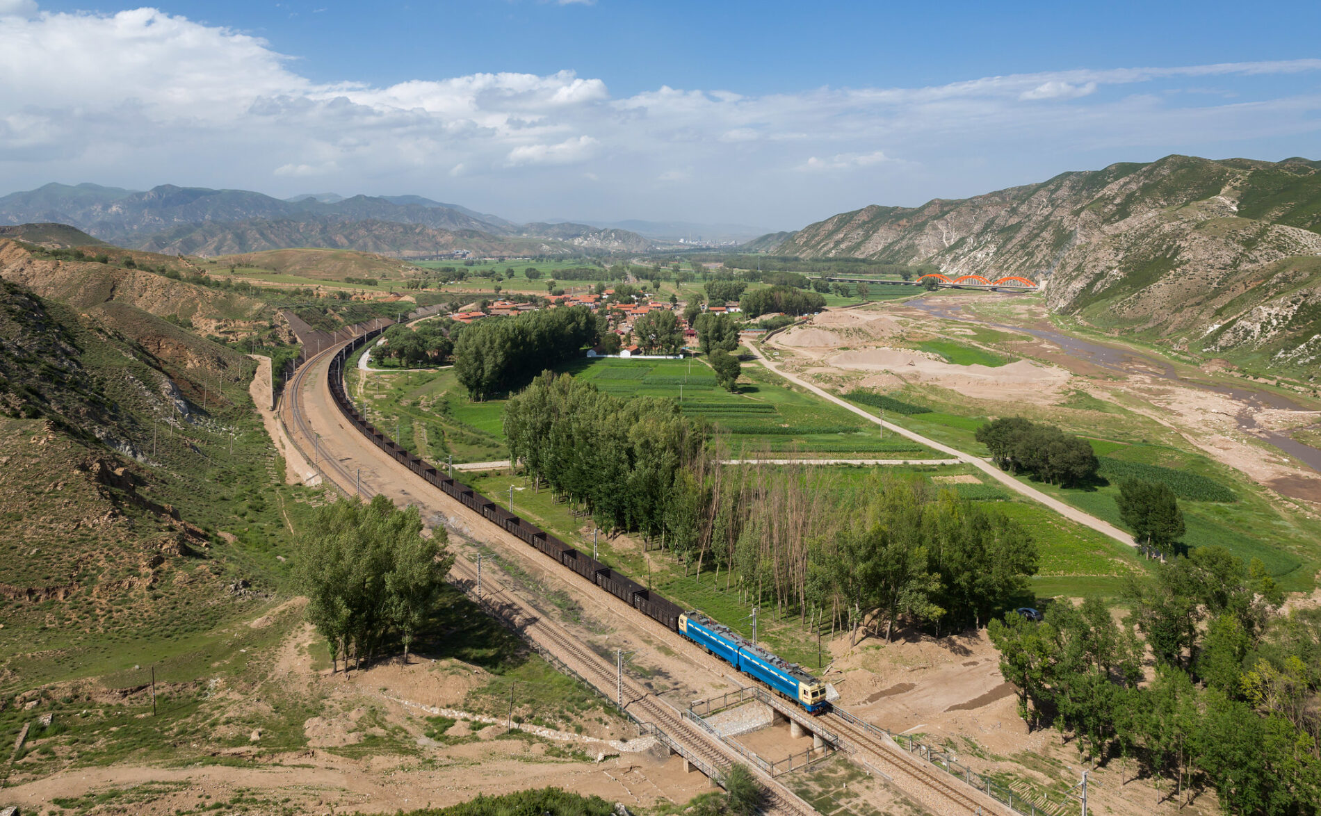 Koltåg på jarnvägar i Kina