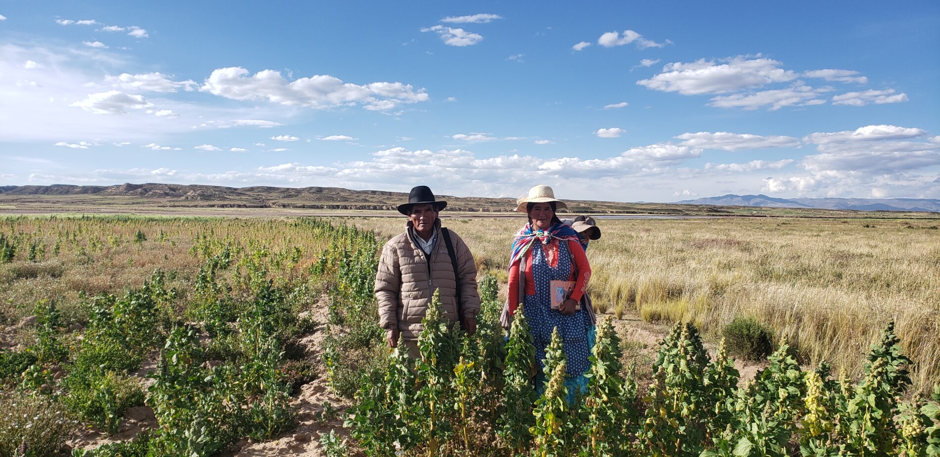 Farmers in Chojnacota, Bolivia