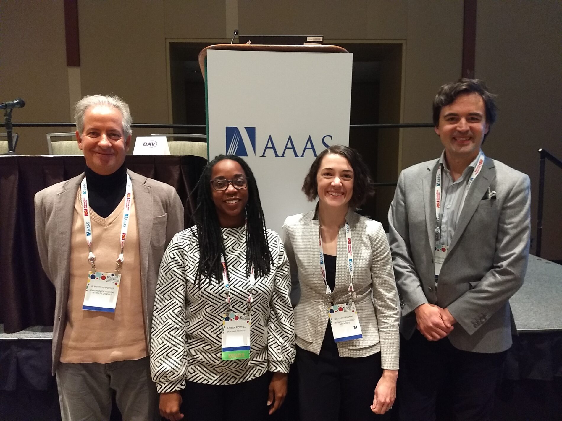 Panelists and moderators from the panel.